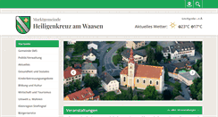 Desktop Screenshot of heiligenkreuz-waasen.gv.at