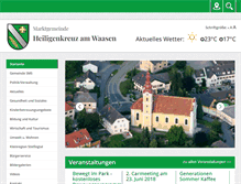 Tablet Screenshot of heiligenkreuz-waasen.gv.at